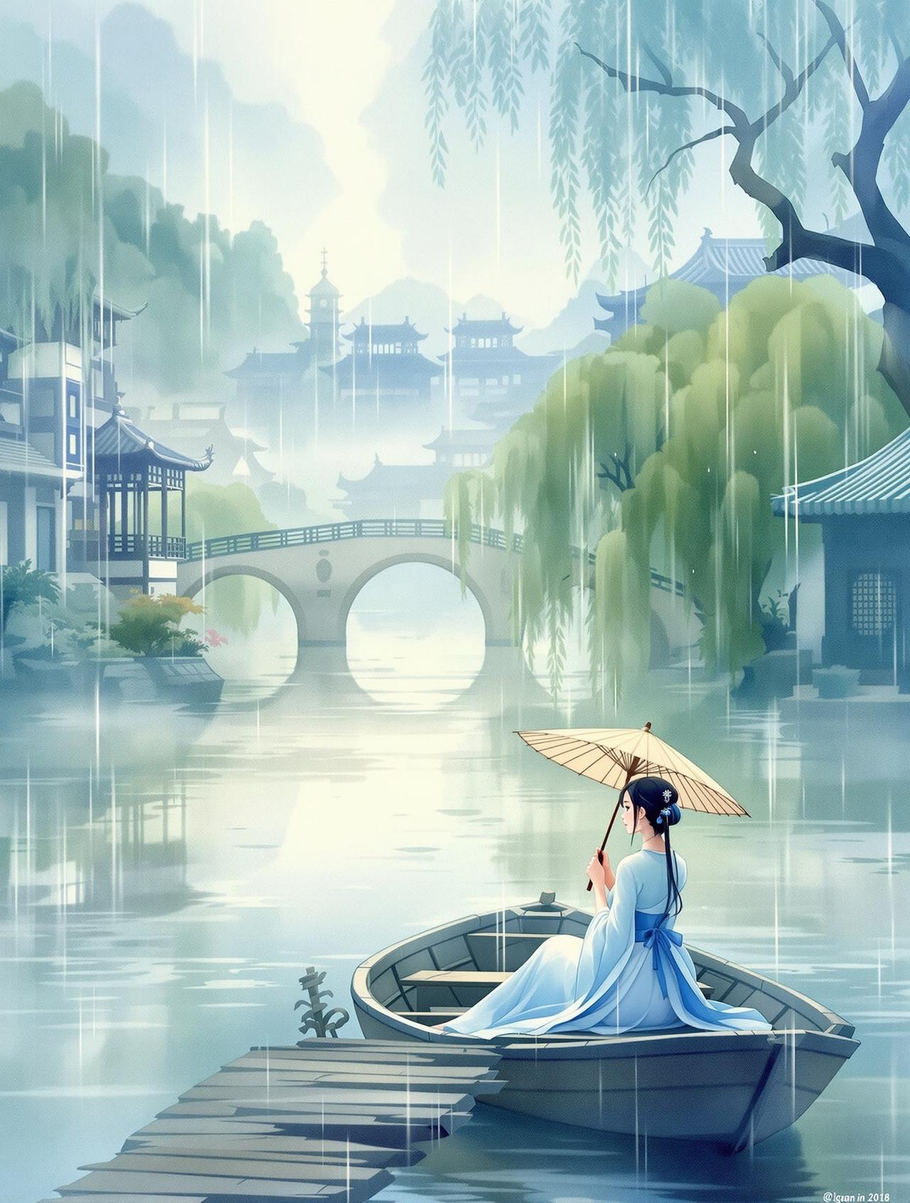 新新漫画网番剧 - 江南烟雨：江南好，风景旧曾谙